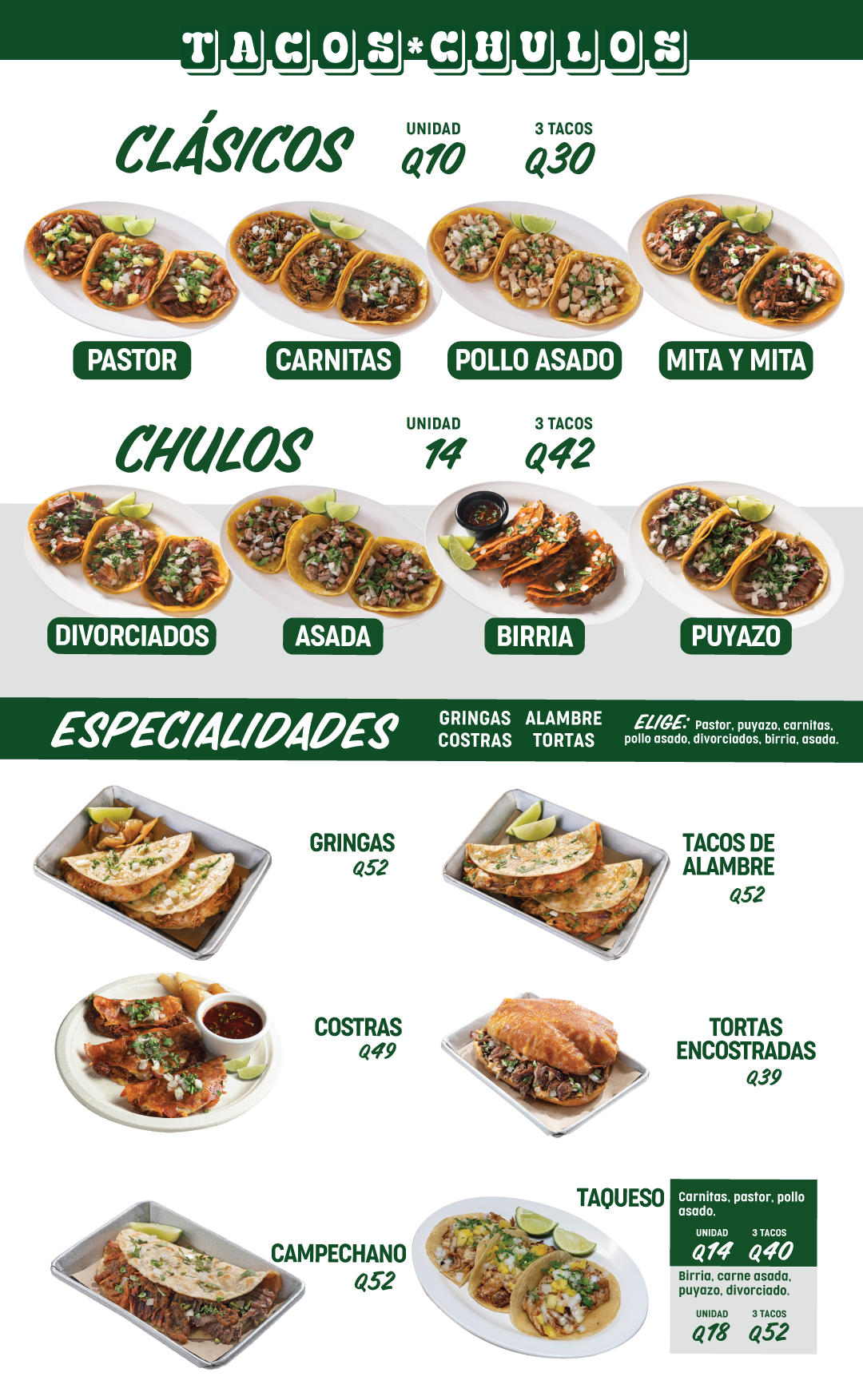 almuerzos